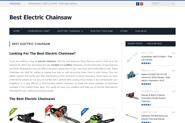 chainsaw-review.com site used SmartMag