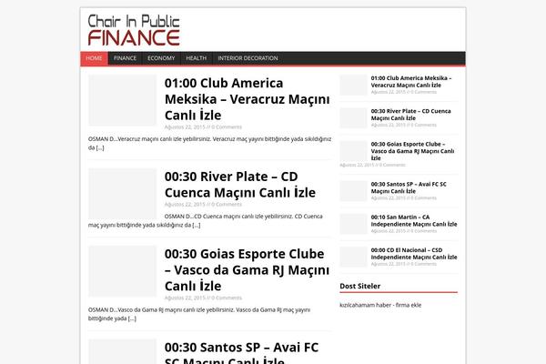 WordPress website example screenshot