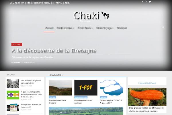 chaki.fr site used Chaki