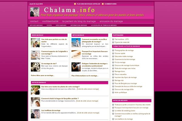 chalama.info site used Mariage