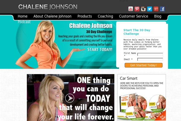 chalenejohnson.com site used Chalene-johnson