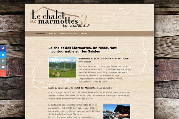 chalet-des-marmottes.com site used Marmottes