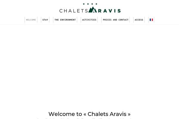 chalets-aravis.com site used Divi