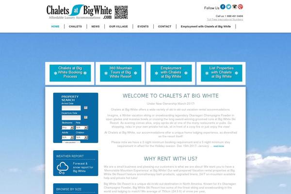 chaletsatbigwhite.com site used Chaletsbigwhite