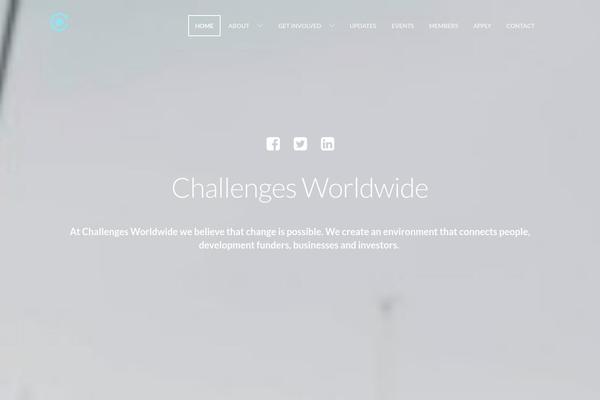 challengesworldwide.com site used Music