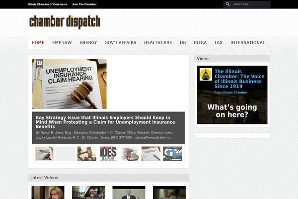 chamberdispatch.com site used Goodnews-no-timthumb