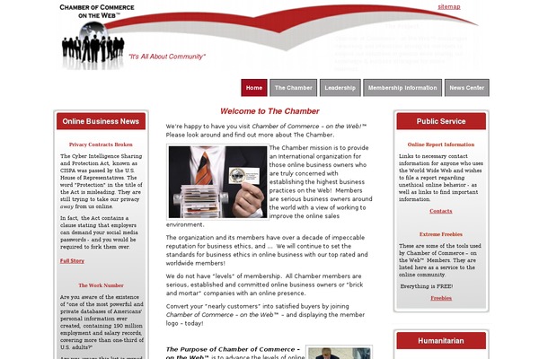chamberofcommerce-ontheweb.com site used Clear-line-child