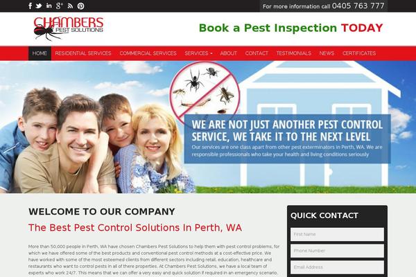 chamberspestsolutions.com.au site used Pestsolution