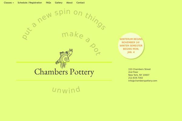 chamberspottery.com site used Chamberspottery