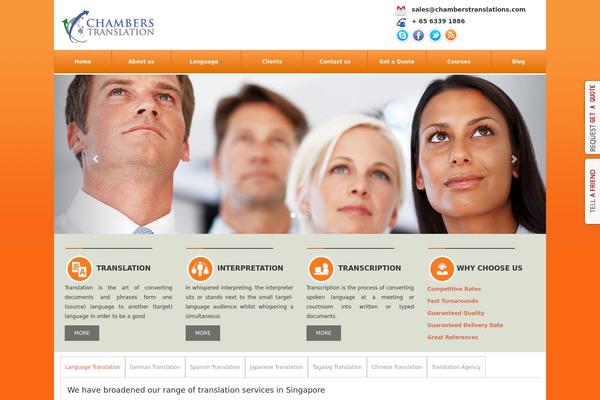 chamberstranslations.com site used Chamber-translation