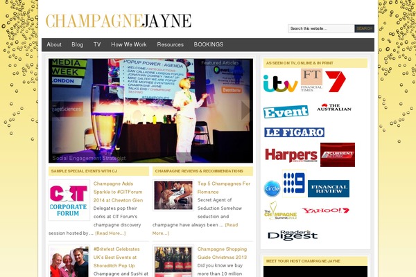 WordPress website example screenshot