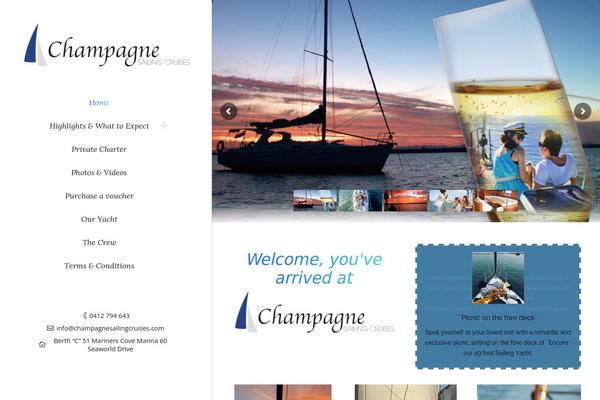 champagnesailingcruises.com site used The7 Child