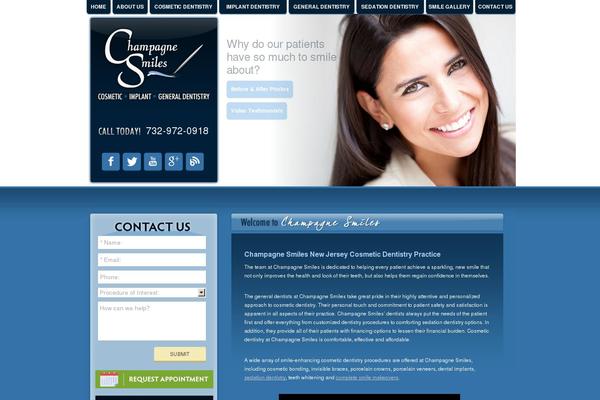 champagnesmiles.com site used Champagne-smiles