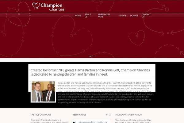 championcharities.org site used Elevation_theme