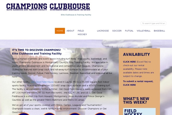 championsfieldhouse.com site used Clever