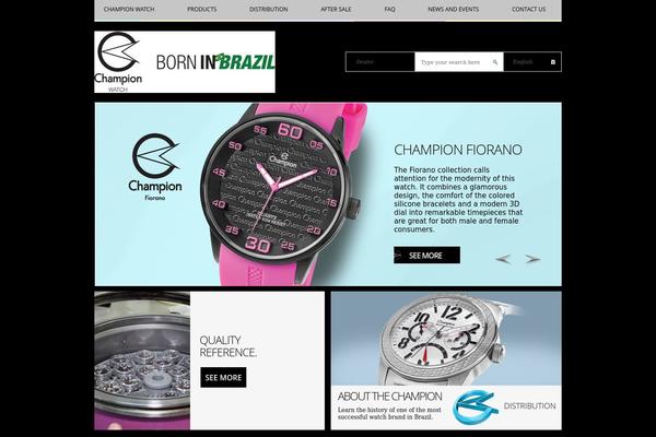 Champion theme site design template sample