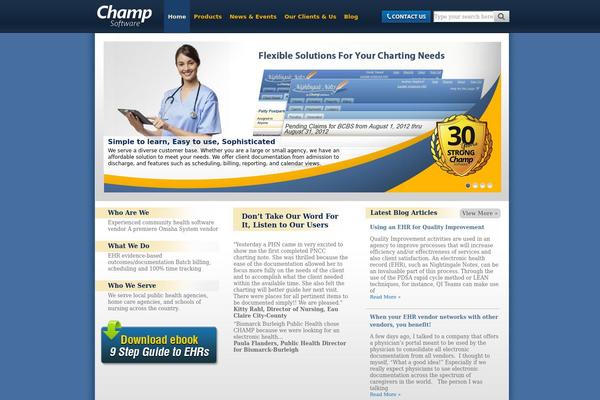 champsoftware.com site used Knowpress-v1.4