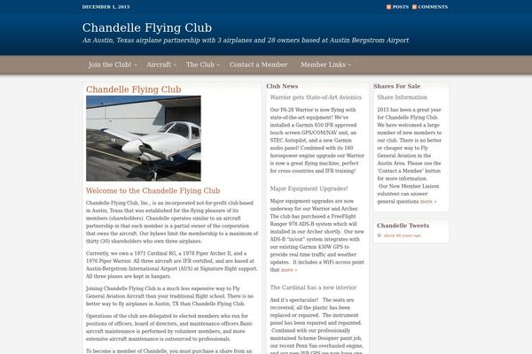 chandelleflyingclub.com site used Transportex