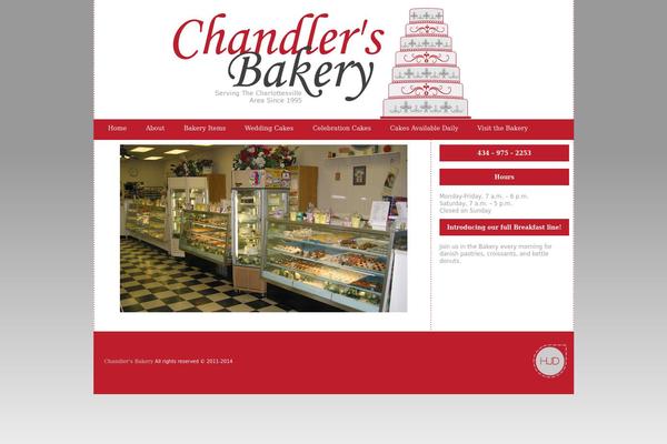 chandlersbakery.com site used Chandler