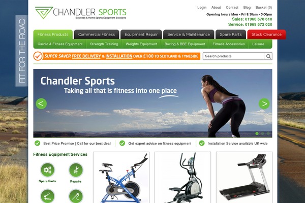 chandlersports.co.uk site used Chandler