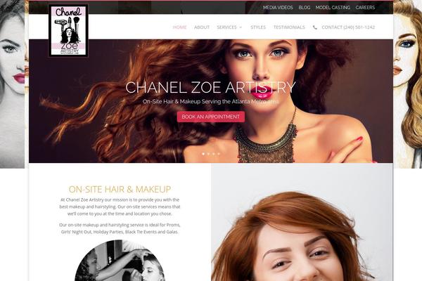 Divi theme site design template sample