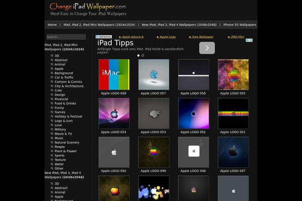 changeipadwallpaper.com site used Change-ipad