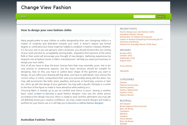 WordPress website example screenshot