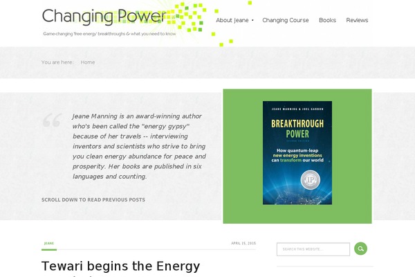 changingpower.net site used Urja-solar-energy