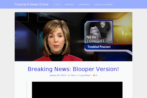 channel6newsonline.com site used Esperanza Lite