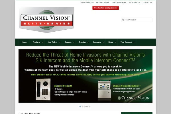 channelvisionelite.com site used Channel-vision-2013