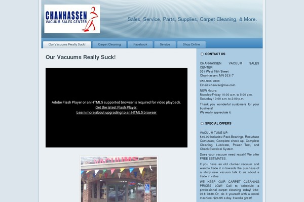 chanvac.com site used Bluetheme1