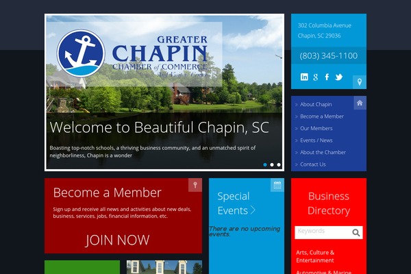 chapinchamber.com site used Chapin
