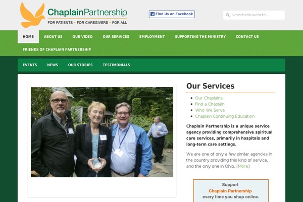 chaplainpartnership.org site used Outreach-cs