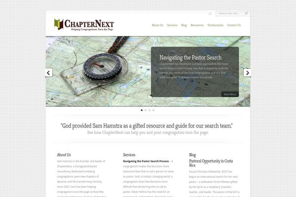 Chameleon theme site design template sample