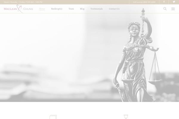 Anwalt theme site design template sample