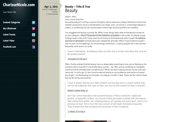 WordPress website example screenshot