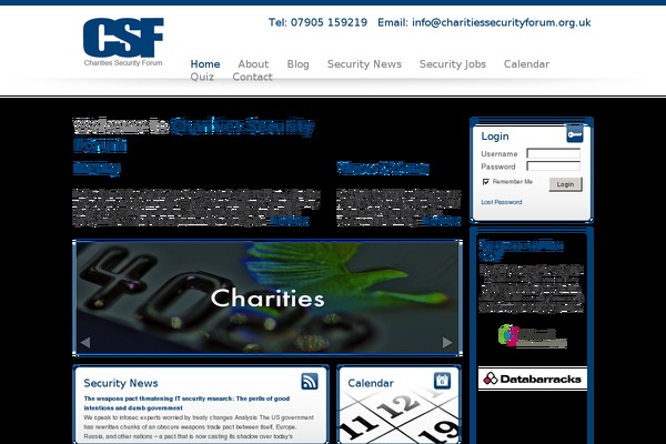 charitiessecurityforum.org.uk site used Csf