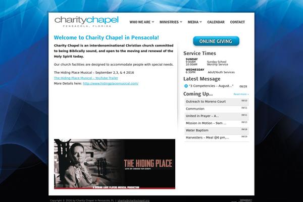 Charity theme site design template sample