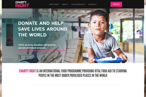 Site using Charity-right-app plugin