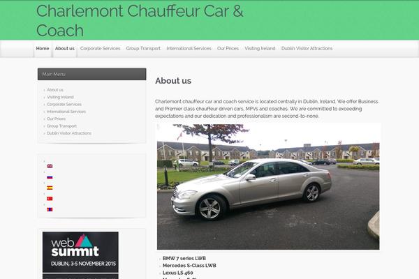 evolve theme site design template sample