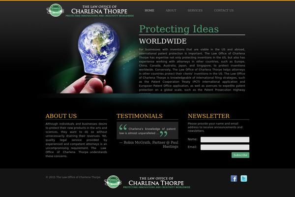 Ct theme site design template sample