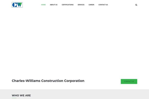 TheBuilt theme site design template sample