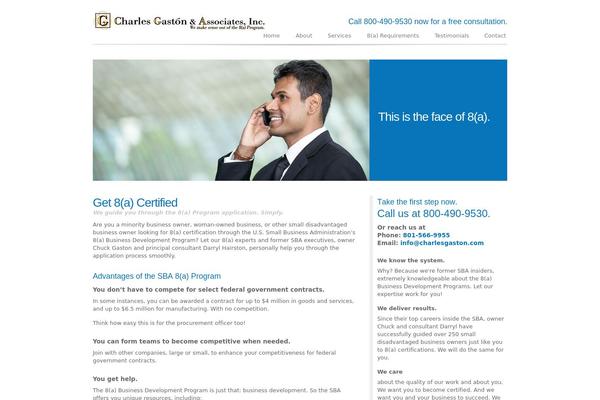 WordPress website example screenshot