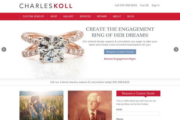 charleskoll.com site used Charles-kol-theme