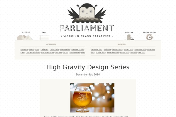 charlestonparliament.com site used Parliament2012