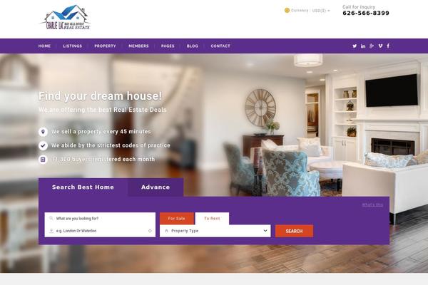 charlielac.net site used Homevillas-real-estate