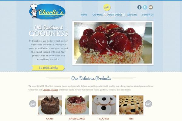 charliesgourmetpastries.com site used Charlies