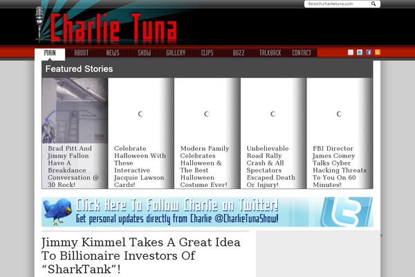 charlietuna.com site used Newscast