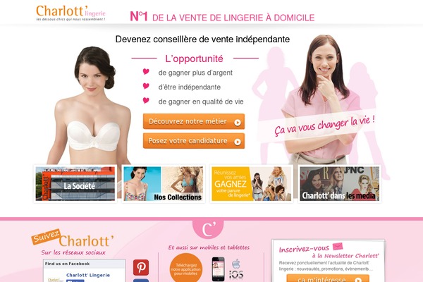 charlott.fr site used Charlott