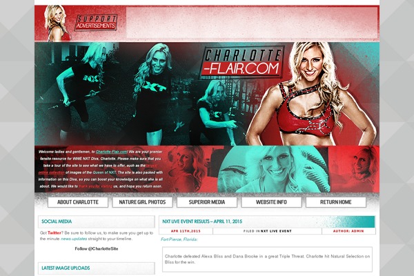 charlotte-flair.com site used Theme002